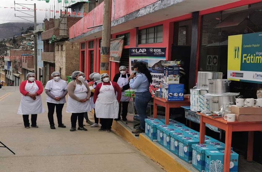  Comedor Popular de Junín recibe importante apoyo en beneficio de población vulnerable