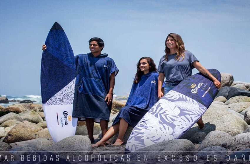  Corona lanza colaboración con la surfista peruana Sofía Mulánovich