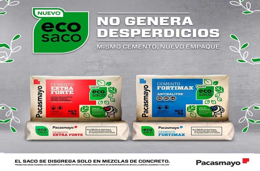  EcoSaco, el nuevo saco disgregable y amigable con el ambiente de Pacasmayo