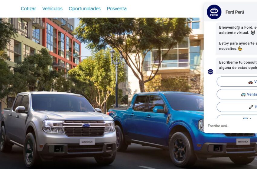  Ford Perú continúa innovando en sus canales de atención virtual