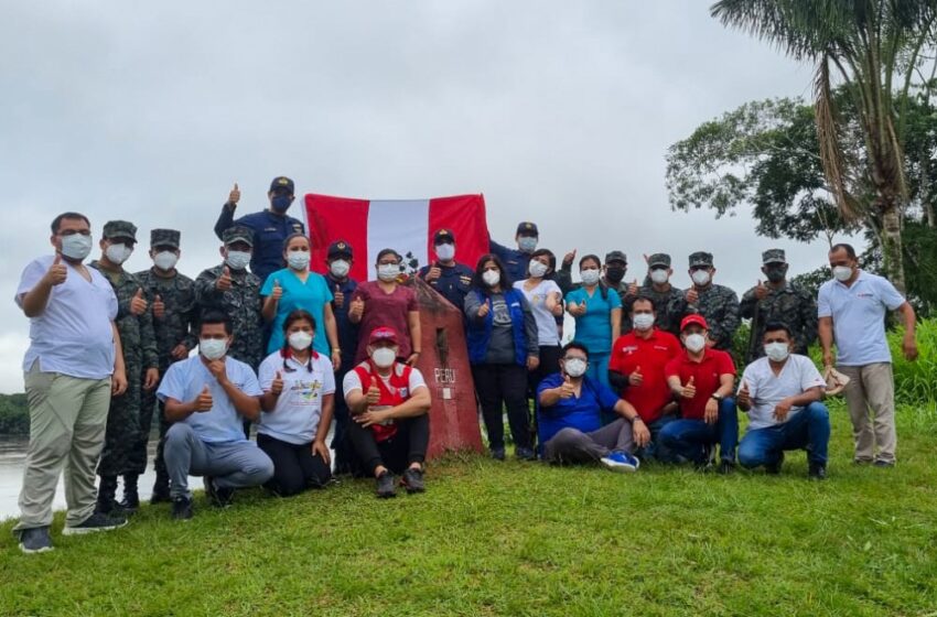  Loreto: Peruanos en triple frontera se vacunaron en PIAS del Midis