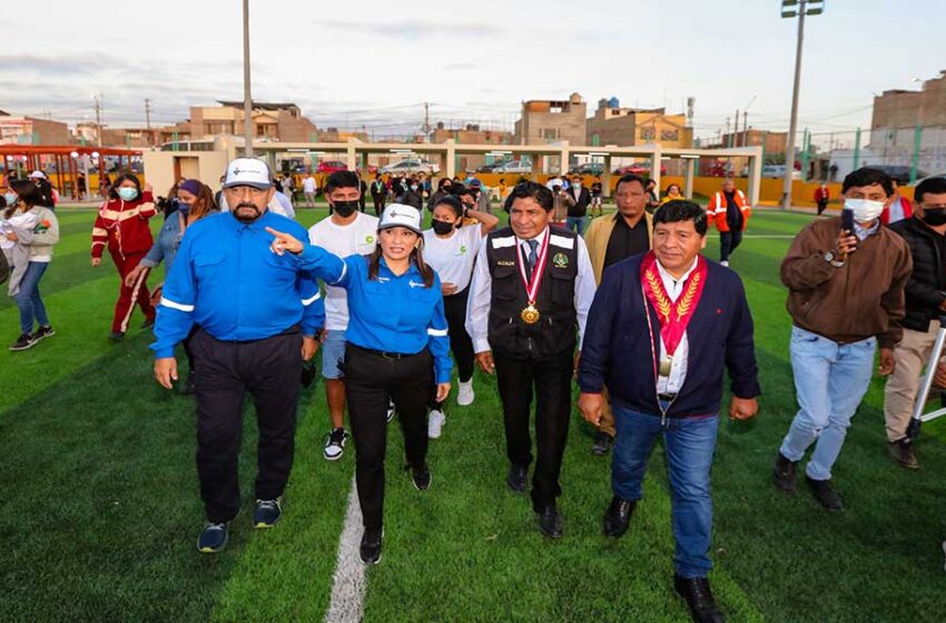  Pisco: Camisea inaugura moderno polideportivo