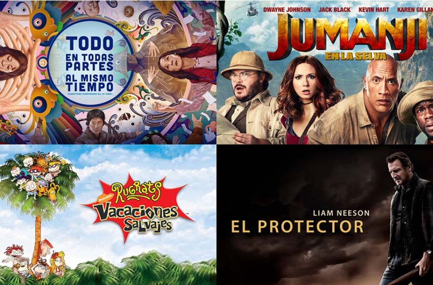  “Todo en todas partes y al mismo tiempo”, “Rugrats”, “Jumanji”, y otras películas llegan a la Sección Alquiler de Claro video en agosto.