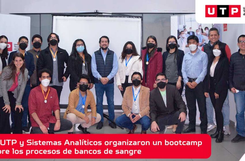  La UTP y Sistemas Analíticos organizaron un bootcamp sobre los procesos de bancos de sangre