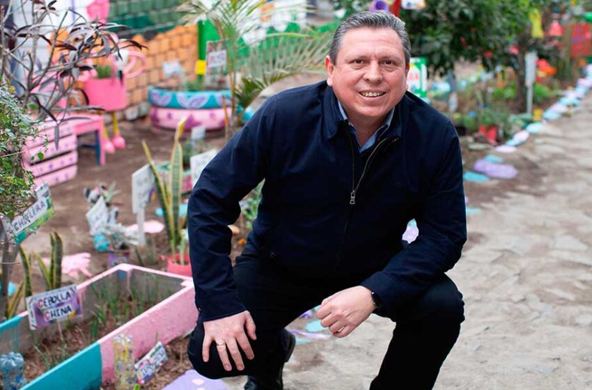  Axel Farfán: “Hemos creado jardines que serán cuidados por los niños con el propósito de conectar con la naturaleza”