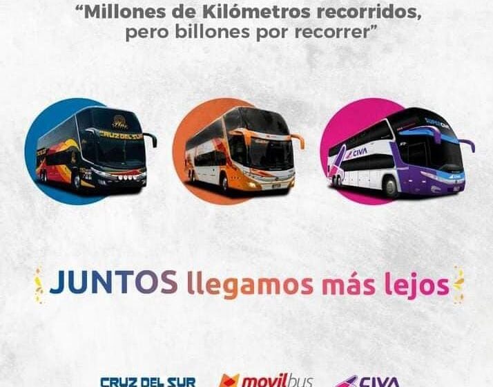  Cruz del Sur, Móvil Bus y Civa se unen para fortalecer el desarrollo formal del transporte interprovincial 