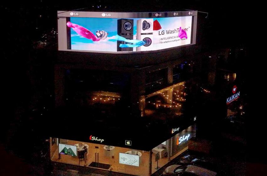  LG da el siguiente paso en la industria publicitaria con la pantalla exterior LED con mejor nitidez del país