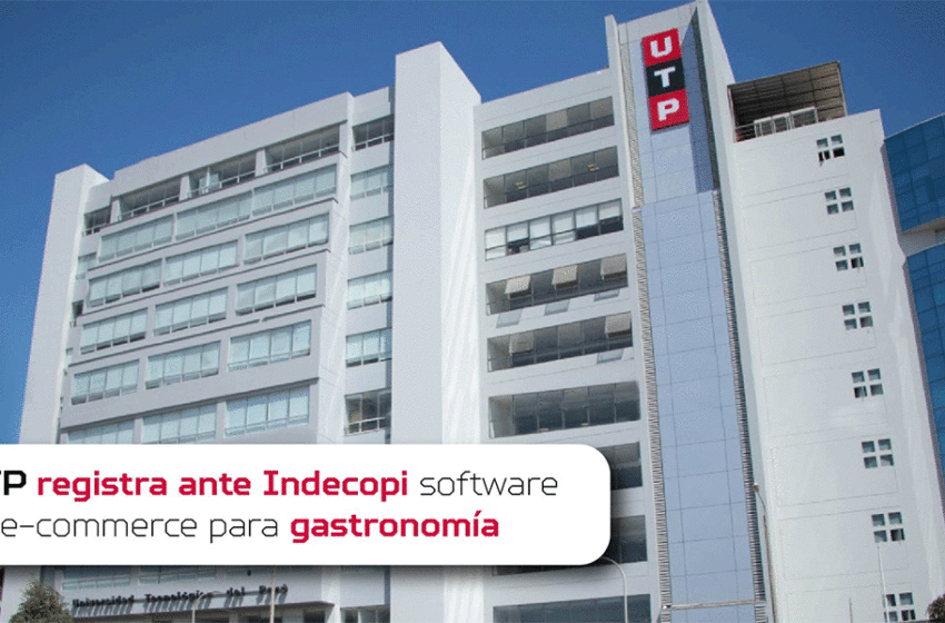  UTP registra ante Indecopi software de e-commerce para gastronomía