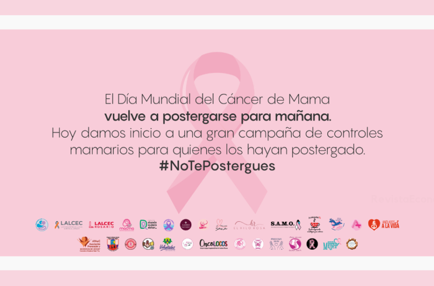  En Argentina más de 30 ONG’s deciden postergar el Día Mundial del Cáncer de Mama.