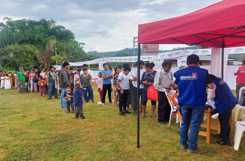  Comunidades nativas de Junín recibieron más de 10 000 atenciones sociales durante caravana del Midis