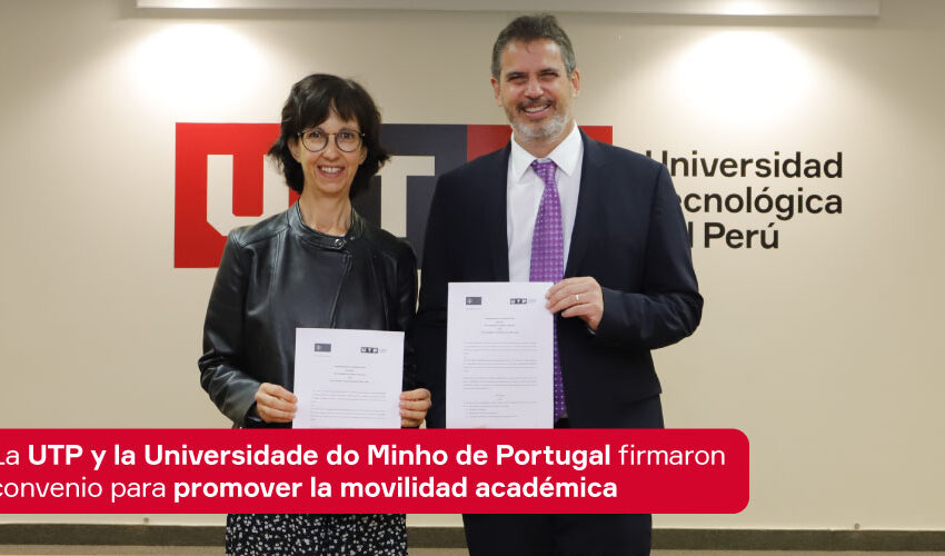  La UTP y la Universidade do Minho de Portugal firmaron convenio para promover la movilidad académica