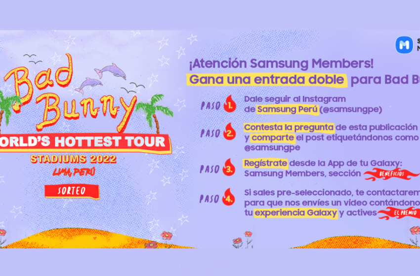  ¡Samsung Members te lleva al concierto de Bad Bunny!