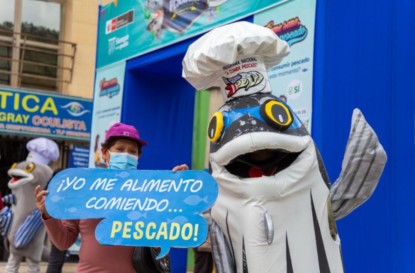  Produce incentiva en el incremento del consumo de pescado en zonas más vulnerables del país.