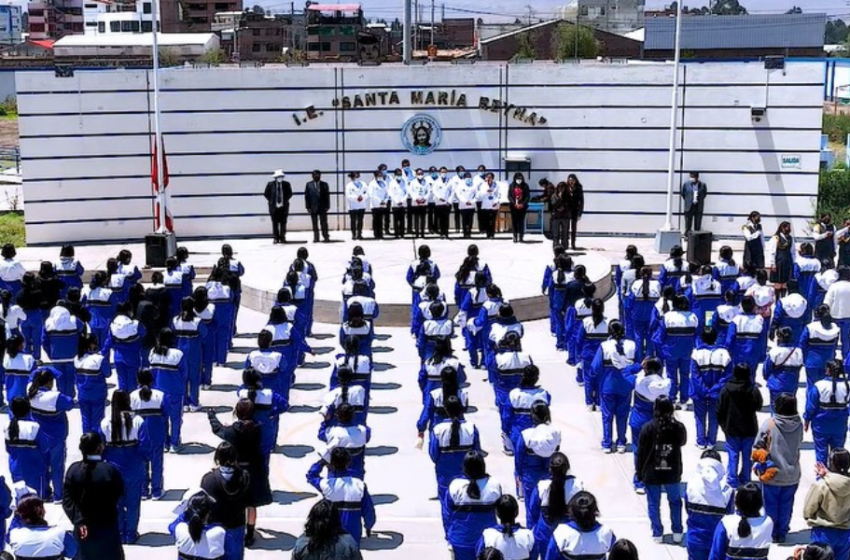  Más de 10,000 estudiantes se beneficiarán con la modernización del principal colegio de mujeres de Huancayo.