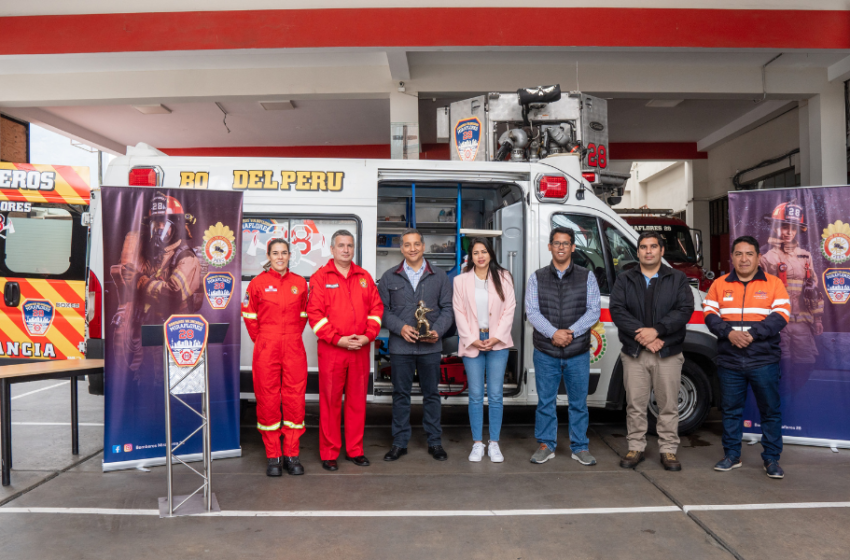  PARQUE ARAUCO REALIZÓ IMPORTANTE DONACIÓN A LA COMPAÑÍA DE BOMBEROS DE MIRAFLORES.