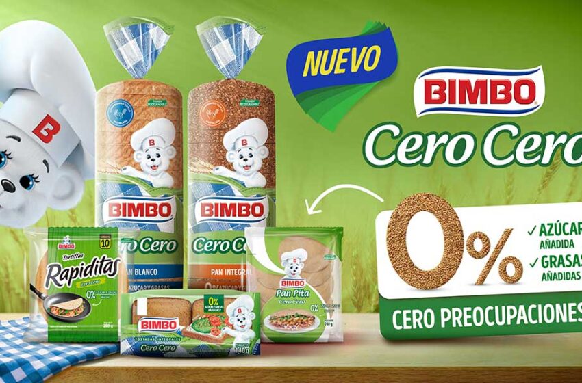  Bimbo lanza “Cero Cero”, nueva línea de productos sin azúcar ni grasas añadidas