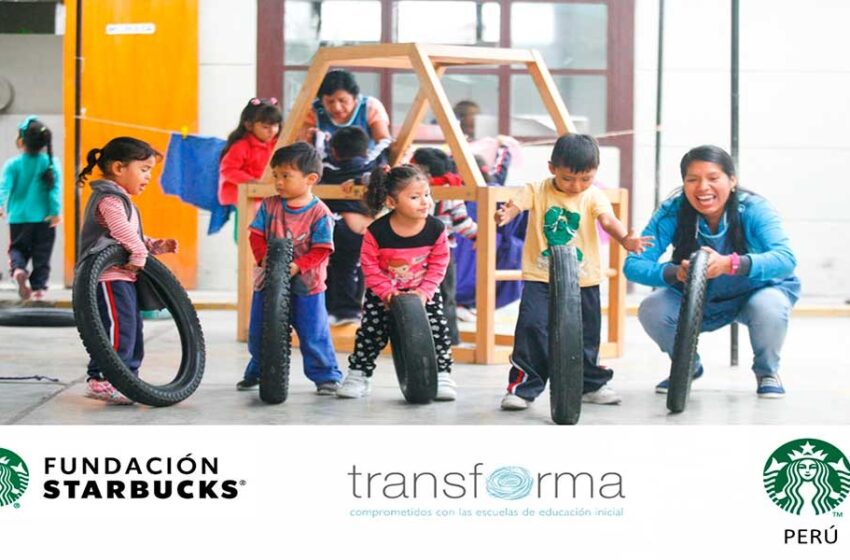  Fundación Starbucks junto Starbucks Perú donan $100,000 dólares a organización social para impulsar la educación en el Perú