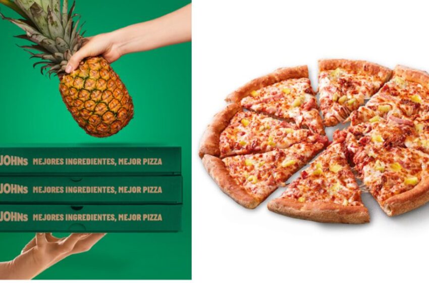  Día Mundial de la Pizza: Papa Johns regalará pizzas a cambio de piñas en el marco de su campaña “Amor de verano”