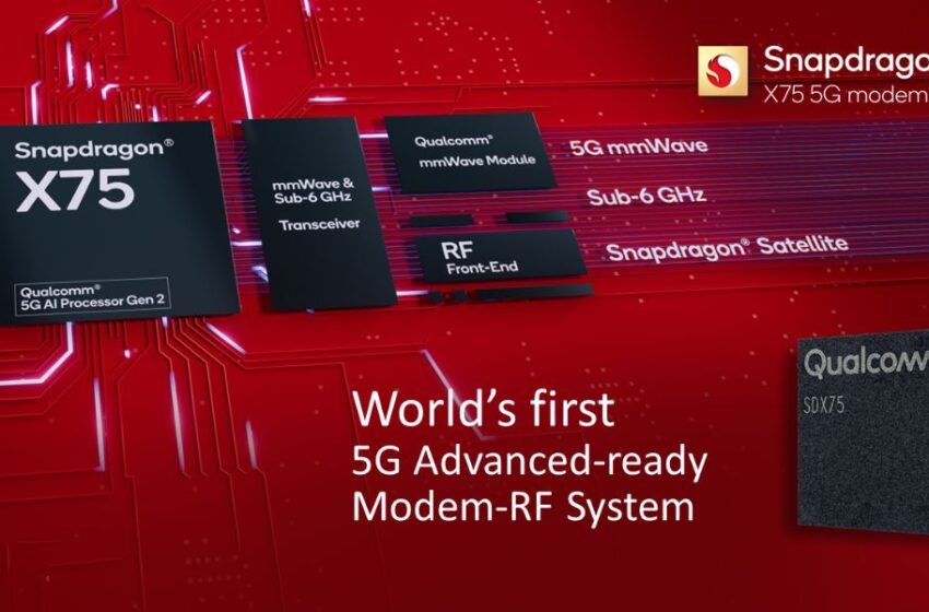  Qualcomm inicia la siguiente fase de 5G con el primer módem RF 5G Advanced