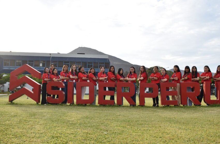  Primer programa de prácticas exclusivo para mujeres que busca disminuir la brecha de género en la industria del acero en el Perú