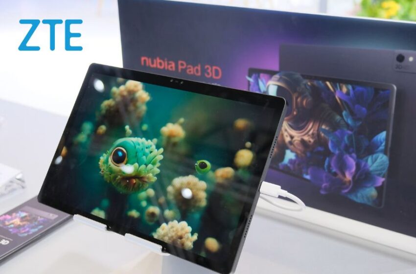  ZTE Nubia lanzó la primera tableta 3D sin necesidad de lentes para visualizar el contenido 