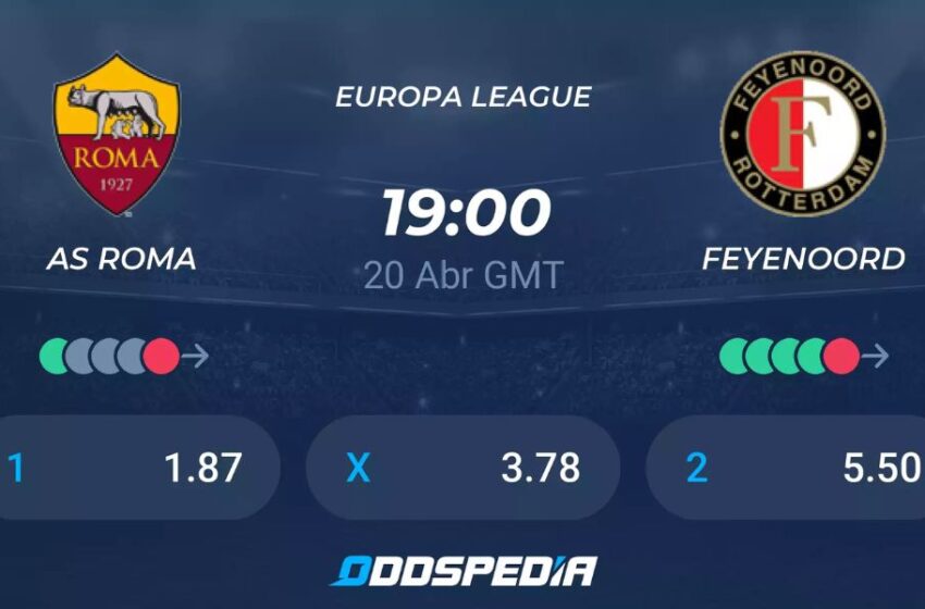  AS Roma tiene 33% de probabilidades de ganar la final de la Europa League, según análisis de Betsson