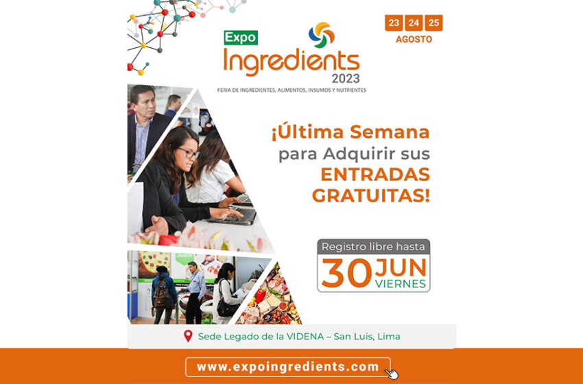  EXPO INGREDIENTES: últimas entradas gratis