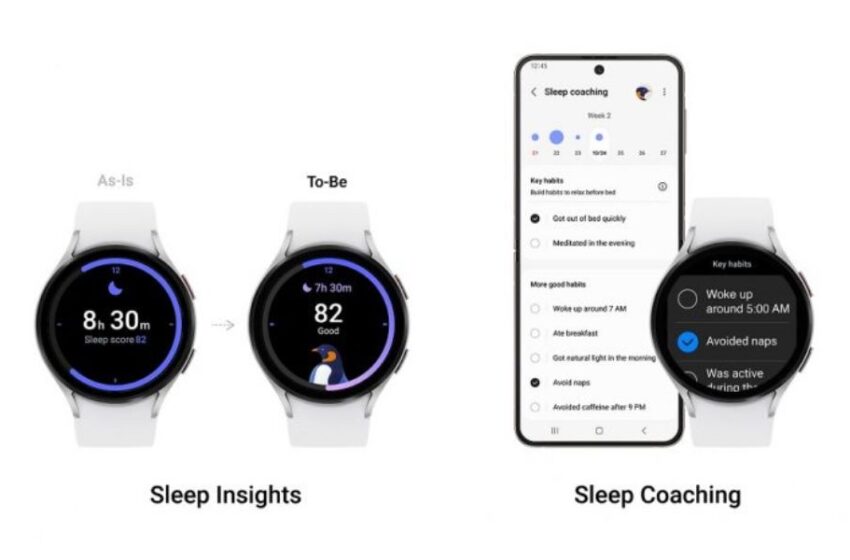  Mejor sueño, mejor salud: el nuevo One UI 5 Watch muestra las primeras imágenes del próximo Galaxy Watch