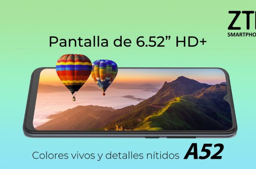  Lanzamiento: El nuevo ZTE A52 llega para sorprender con su gran pantalla y batería de larga duración