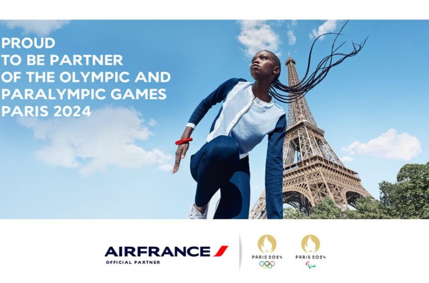  Air France se convierte en el socio oficial de los Juegos Olímpicos y Paralímpicos de París 2024