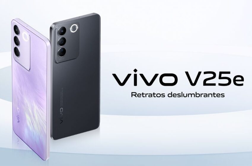  vivo presenta el nuevo V25e, el único smartphone con un aro de luz incorporado