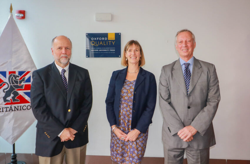  Oxford University Press otorga reconocimiento al BRITÁNICO por su excelencia en la enseñanza del inglés