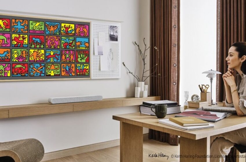  Samsung trae la colección del legendario artista Keith Haring a The Frame