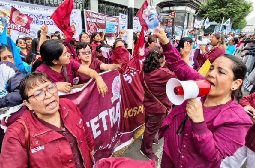  Profesionales de la salud levantan la huelga nacional indefinida tras aprobarse el incremento de sueldos acordado hace 6 años