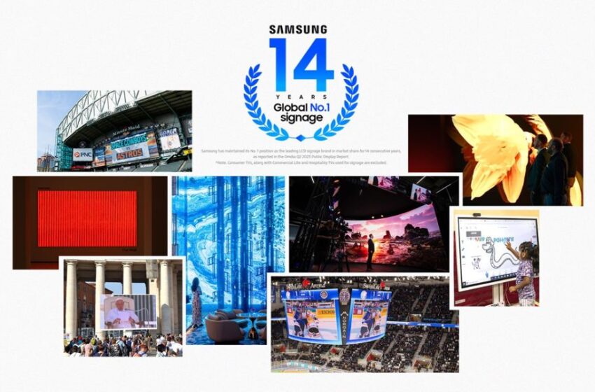  Resumen del año: Cómo la innovación de Samsung aborda la inmersión en su 14º año como líder del mercado de señalización digital