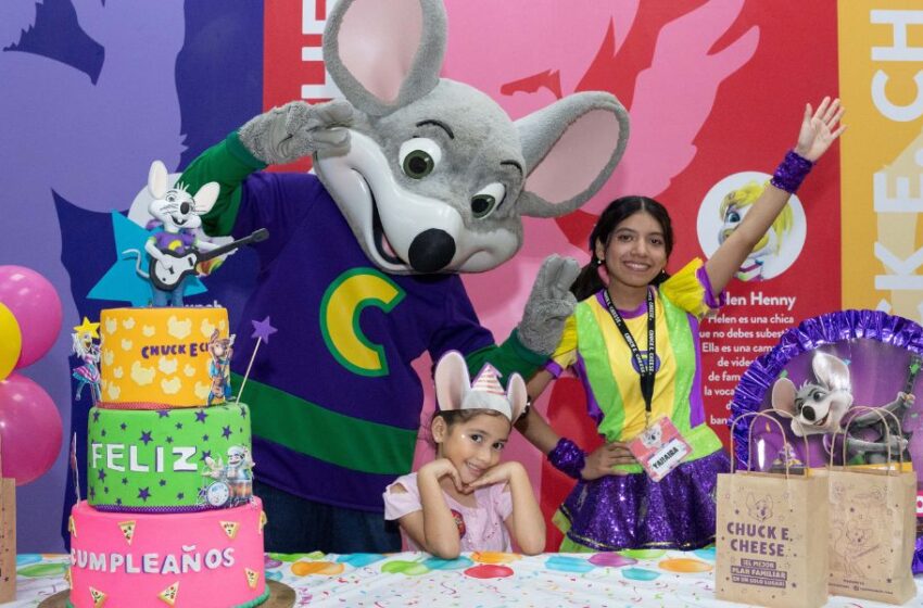  Celebra tu cumpleaños en Chuck E. Cheese con paquetes extraordinarios