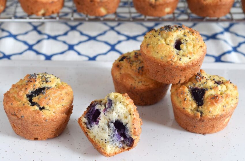  Mini-cakes de arándanos