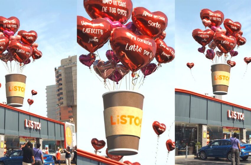  LiSTO! lanzó campaña de San Valentín y café con tecnología CGI