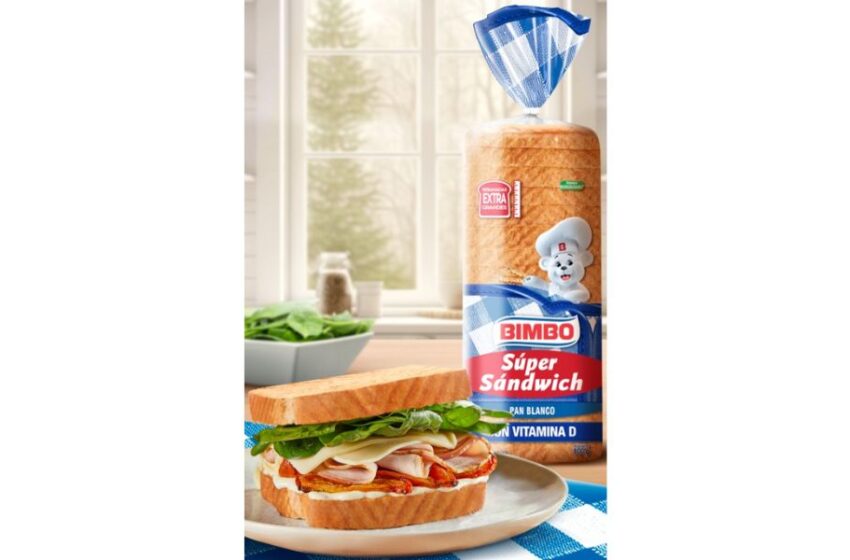  Súper Sándwich llega al mercado: Un pan blanco nutritivo y 30% más grande que el pan Bimbo XL