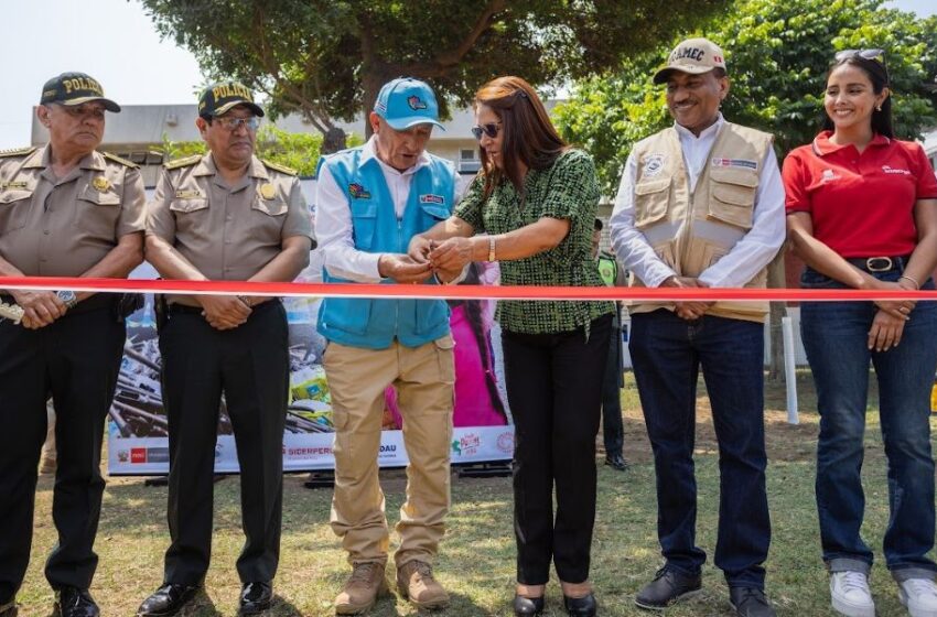  Mininter entrega minigimnasio y juegos infantiles hechos con el acero de más de 6 mil armas fundidas  