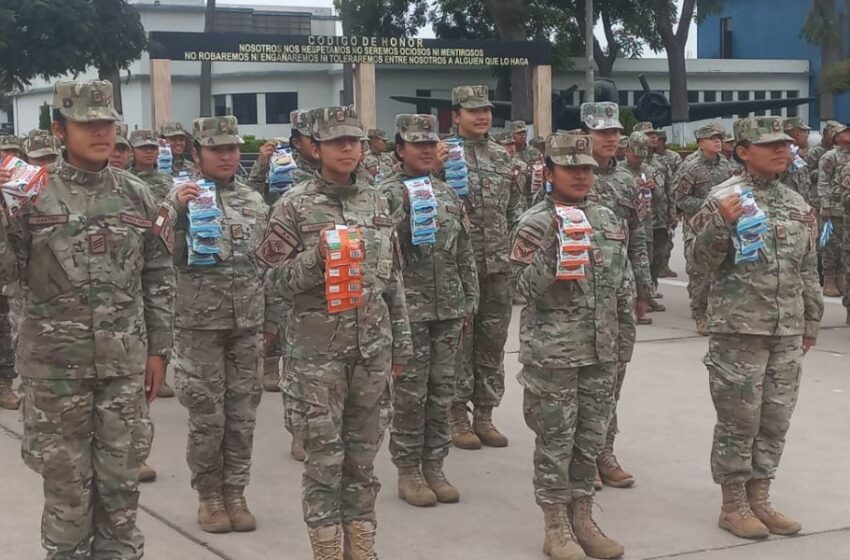  ISM dona más de 1 tonelada de cereales Delikranch para los estudiantes de la Fuerza Aérea del Perú