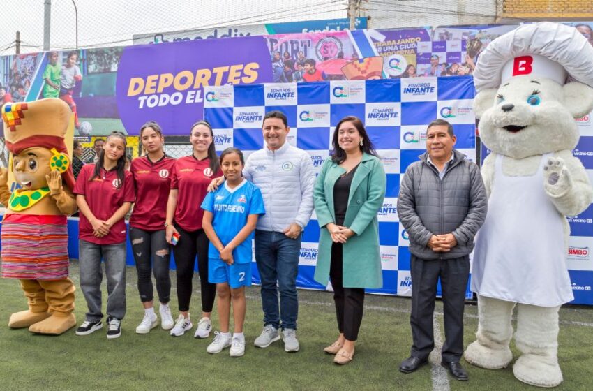  Municipalidad de Carmen de La Legua inaugura la Segunda Edición de la Copa Bimbo