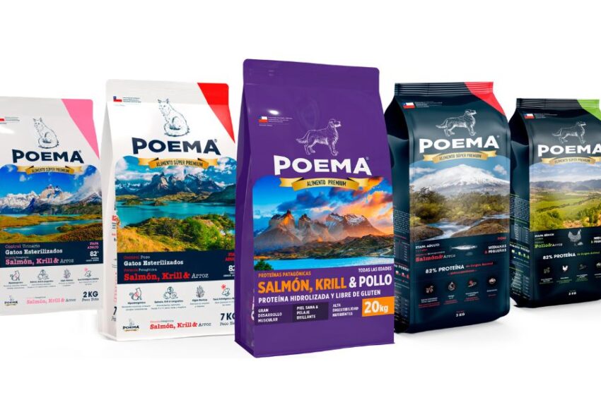  La primera marca chilena de alimentos premium para mascotas POEMA® se expande en América Latina