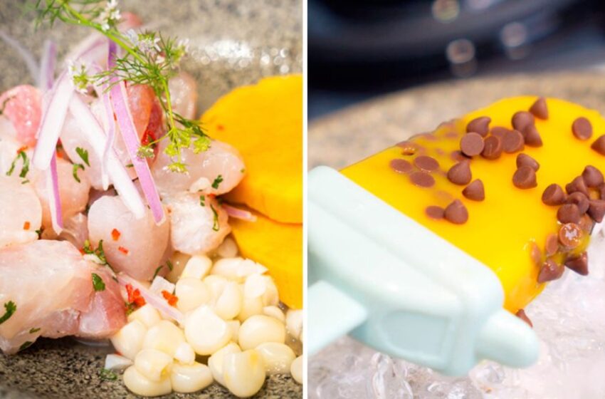  Combate el calor con un ceviche de corvina y unas paletas de mango al estilo de Rafael Piqueras